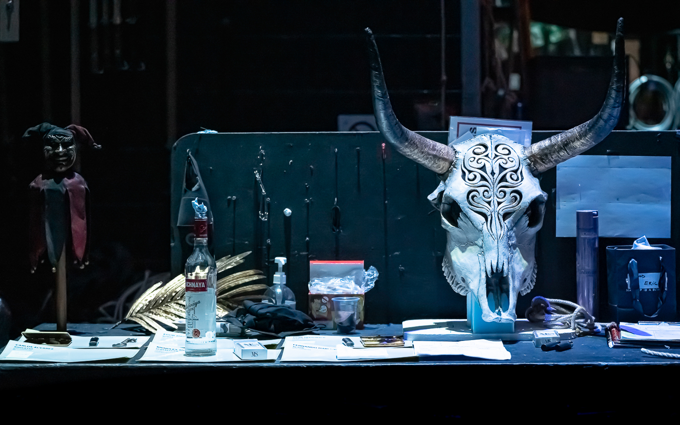  Props Table | Rigoletto | Royal Opera House 