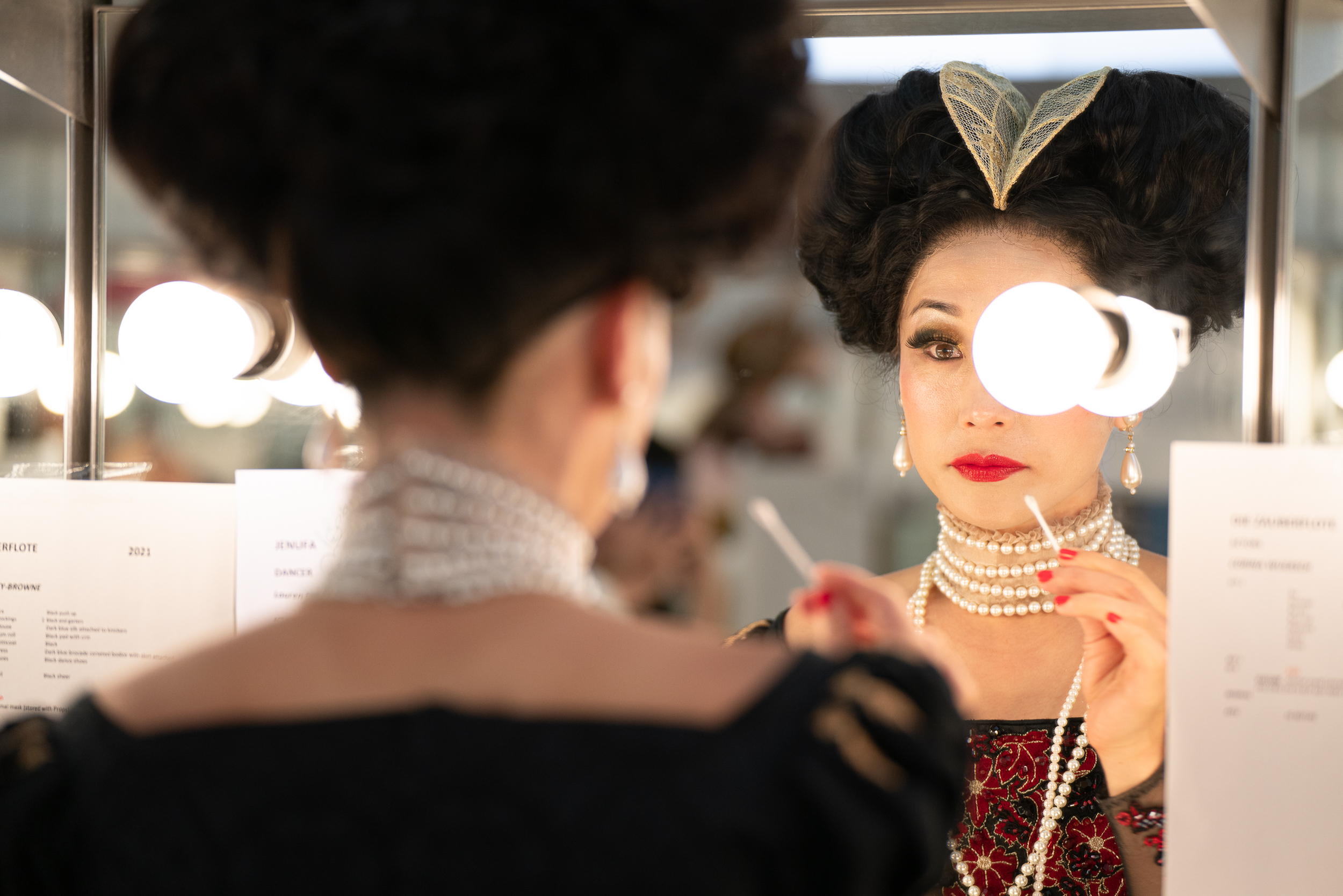  Makeup with dancer Keiko Hewitt-Teale | Rigoletto | Royal Opera House 