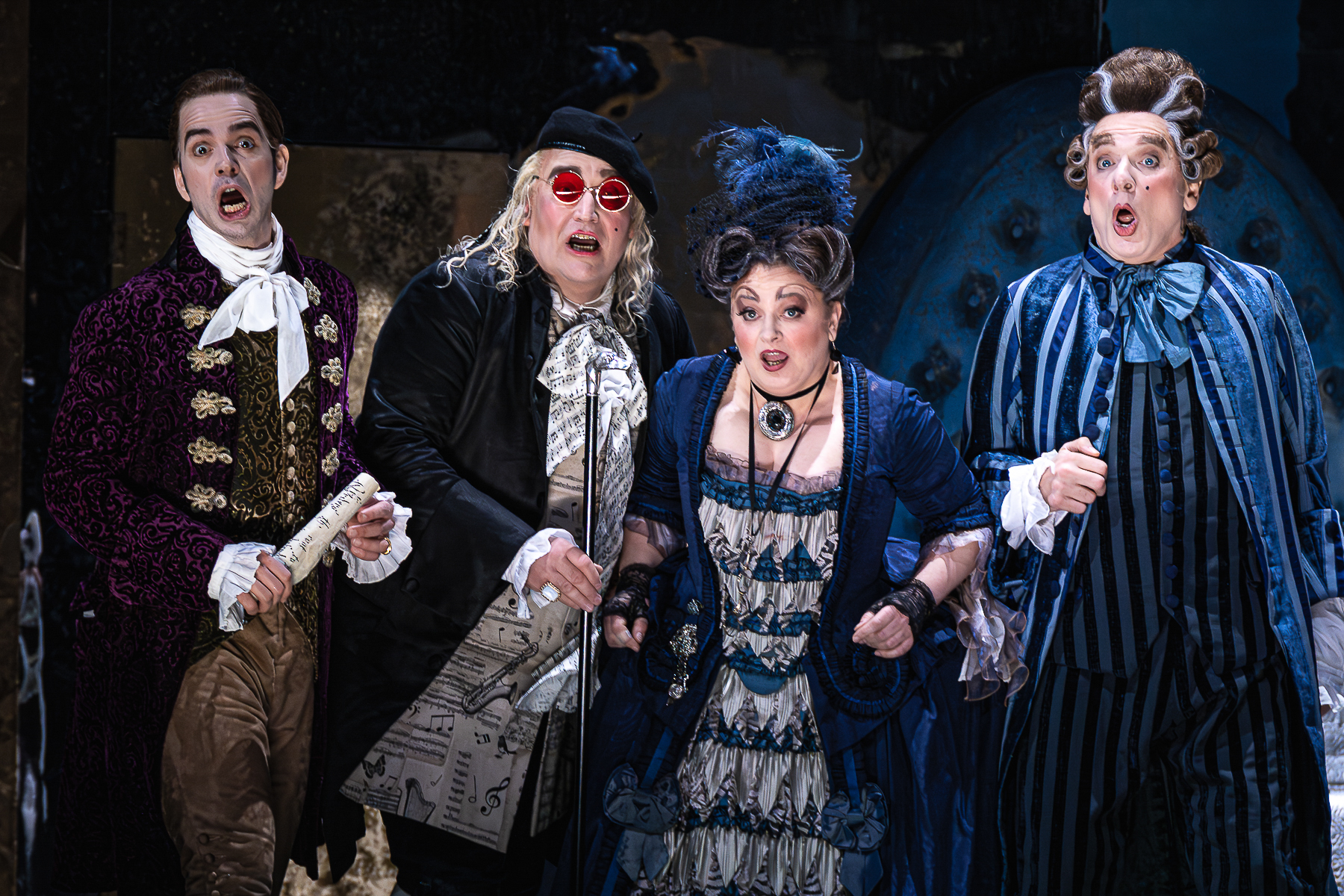  Giorgio Caoduro, Jeffrey Lloyd-Roberts, Monika Sawa & Wyn Pencarreg | Le nozze di Figaro | Welsh National Opera 